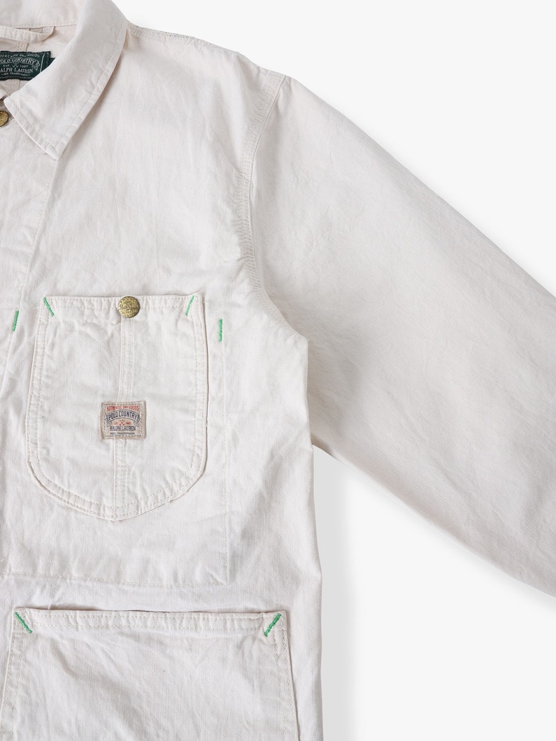 ドリルツイル チョアジャケット 詳細画像 white 2