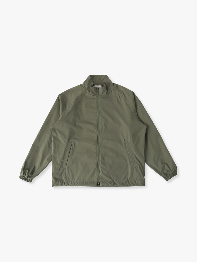 コットンポリエステル タイプライター トラックジャケット 詳細画像 olive 1