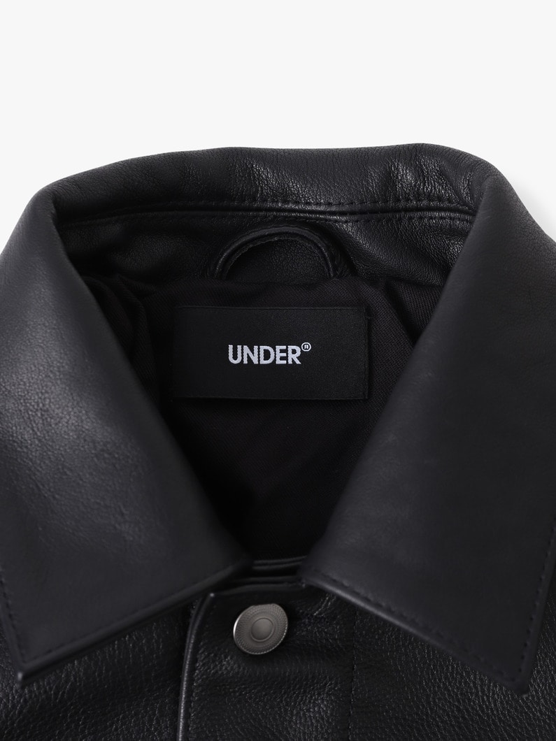 レザー ワークジャケット 詳細画像 black 3