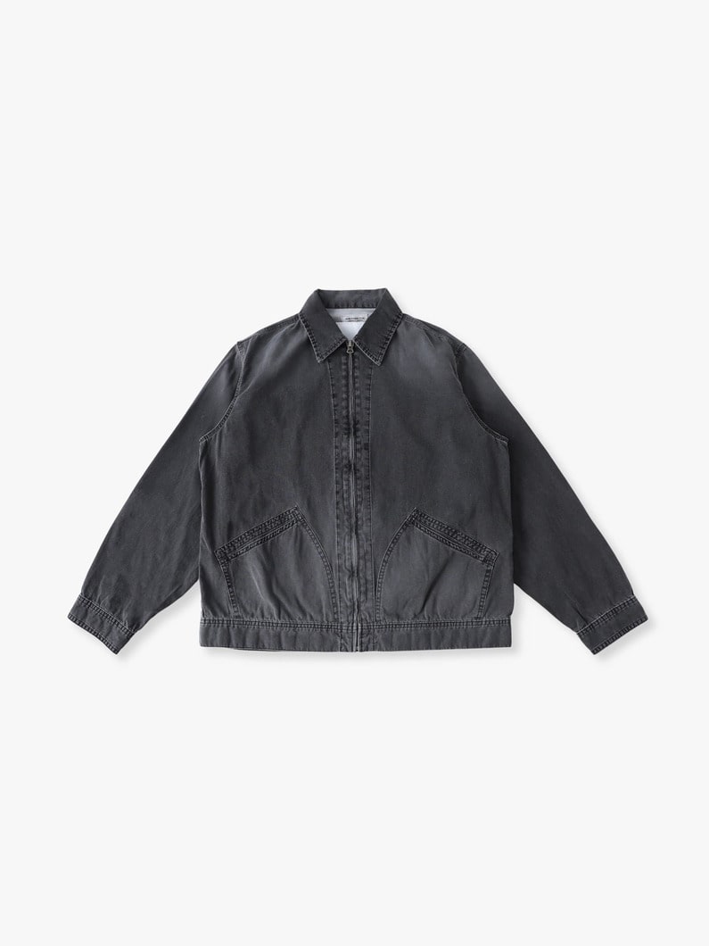 ピグメントダイ ダックブルゾン 詳細画像 black 4