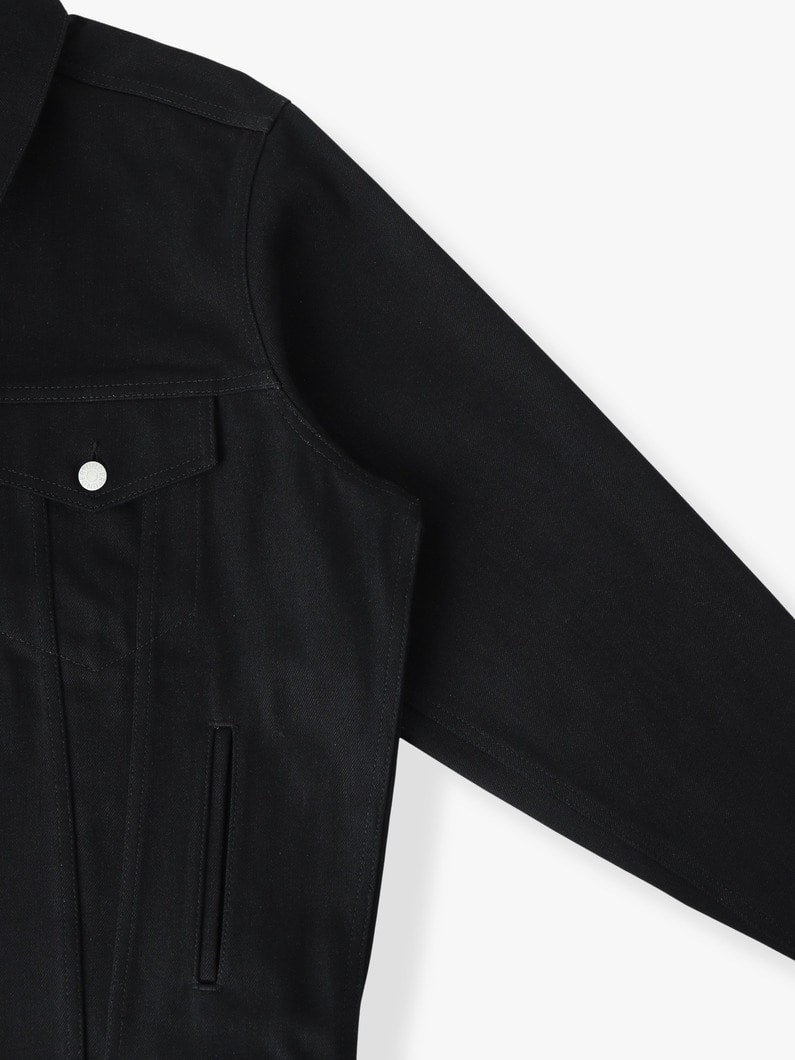 3rd タイプ ブラック デニムジャケット 詳細画像 black 2