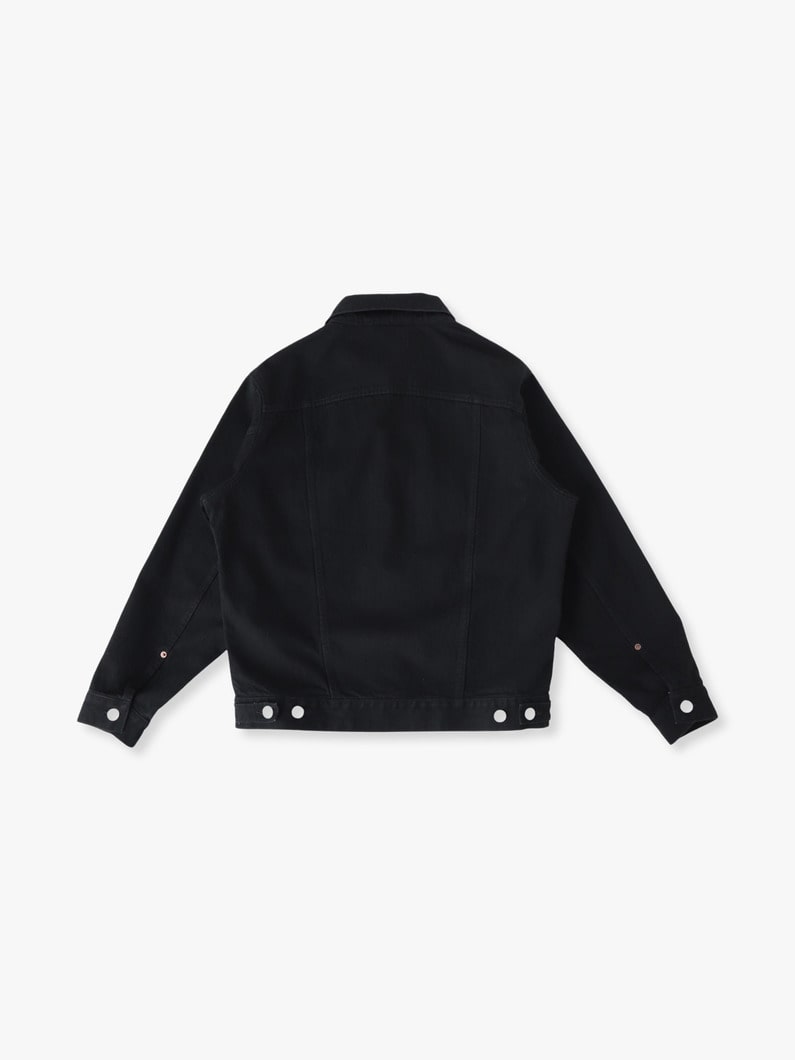 3rd タイプ ウォッシュ ブラック デニムジャケット 詳細画像 black 1