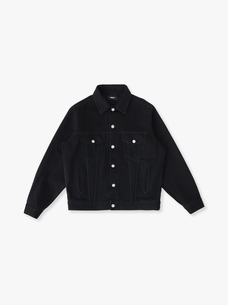 3rd タイプ ウォッシュ ブラック デニムジャケット 詳細画像 black 1