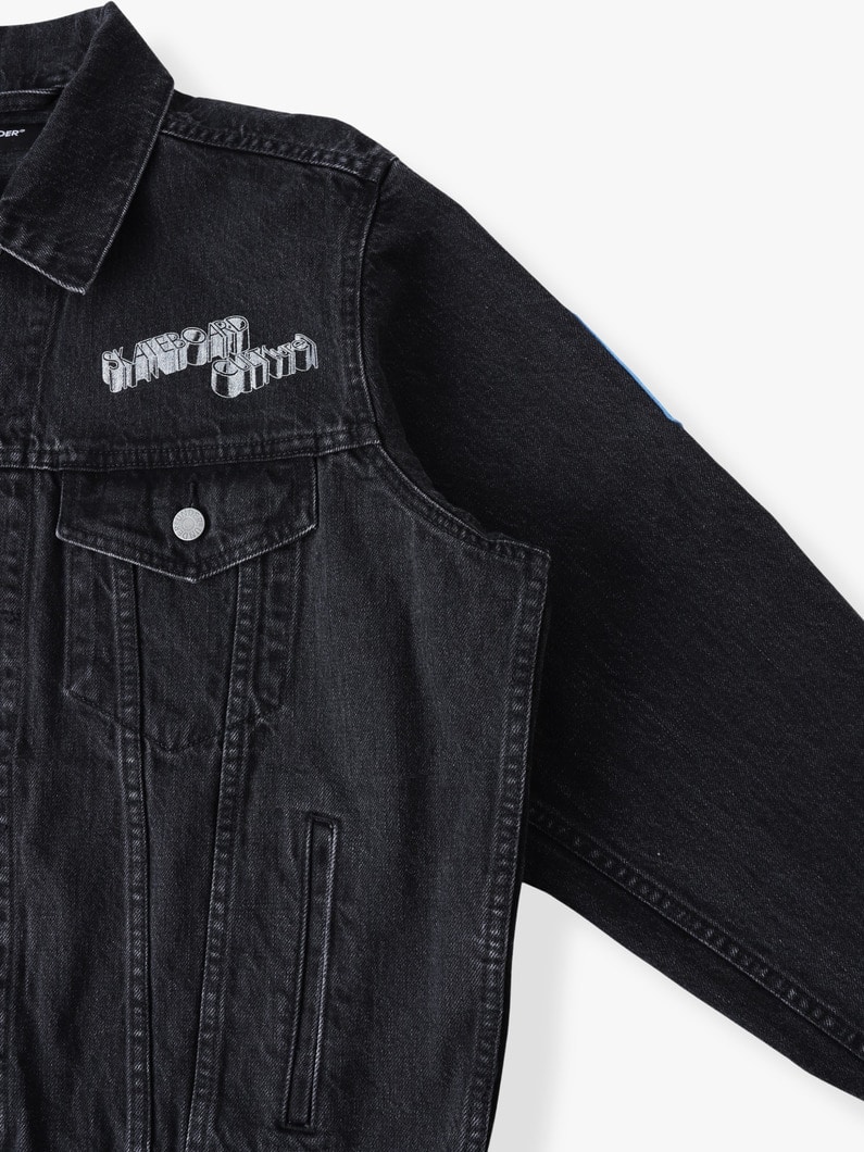 カスタム プリンティング アンド エンブロイダリー ジャケット 詳細画像 black 2