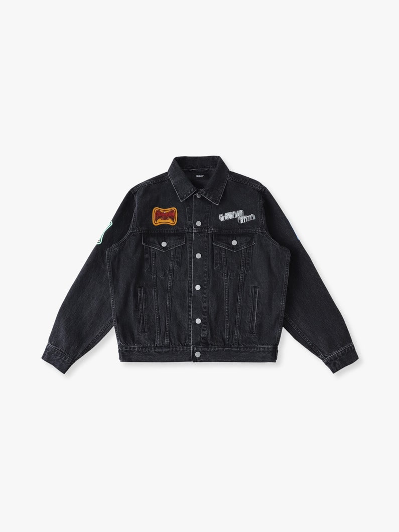 カスタム プリンティング アンド エンブロイダリー ジャケット 詳細画像 black 1