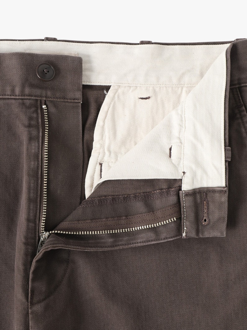 ミリタリージャーマンクロス パンツ 詳細画像 dark brown 2