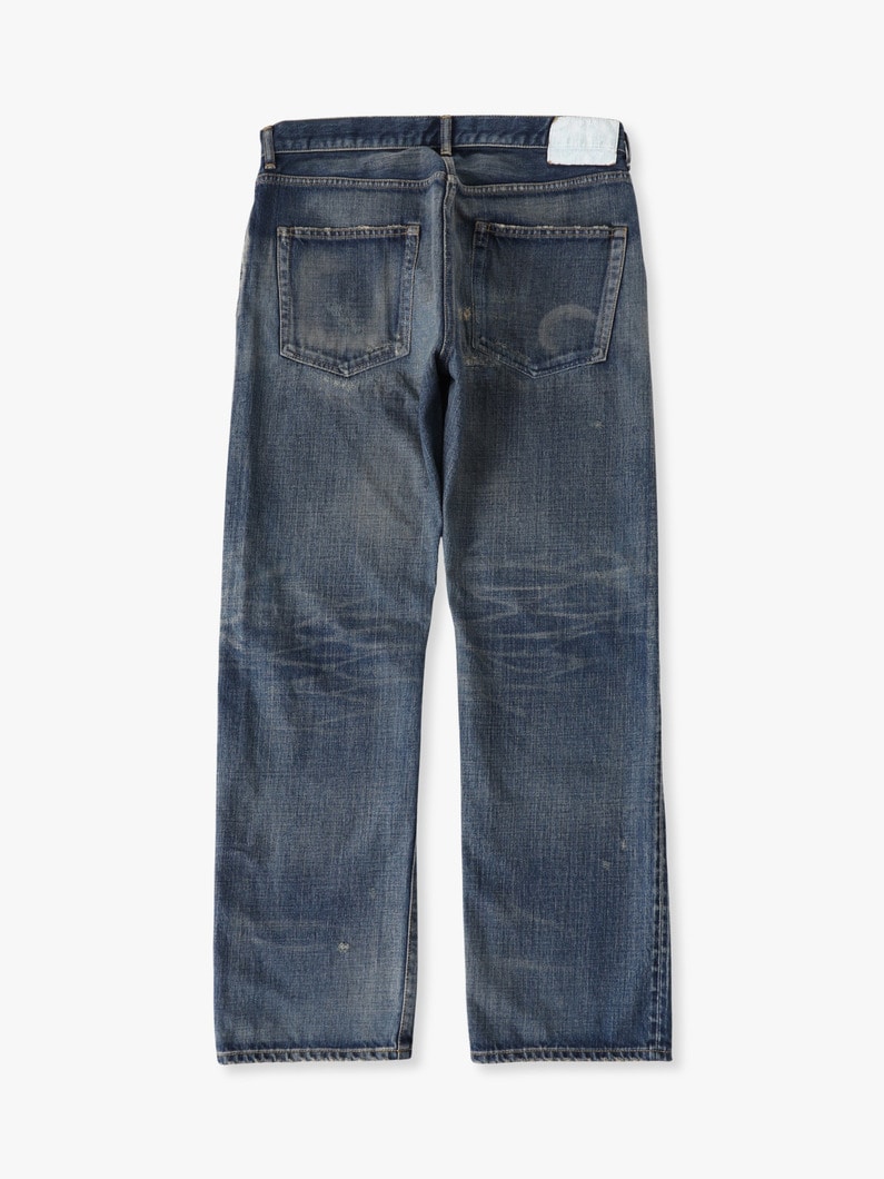 13オンス ダメージ ストレートフィット デニムパンツ 詳細画像 blue 1