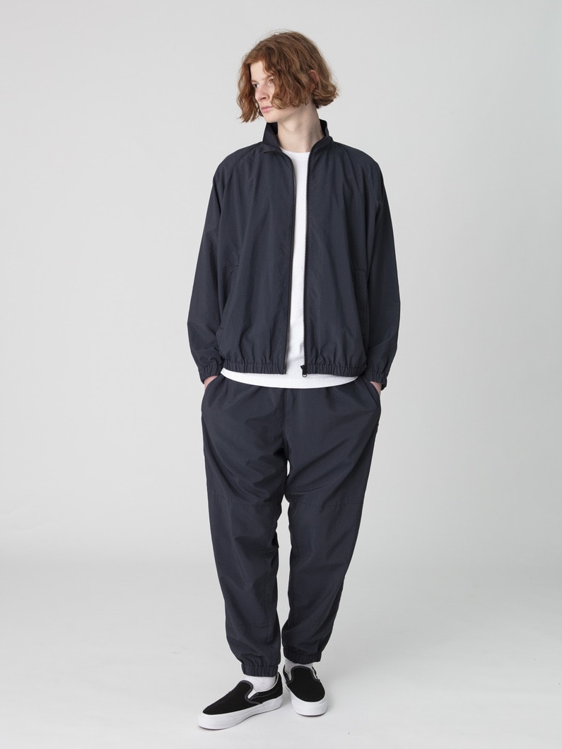 ウォッシュドナイロン トラックパンツ 詳細画像 navy 2