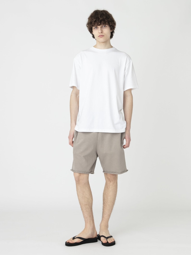 ダメージ カットオフ スウェットショーツ 詳細画像 olive 2