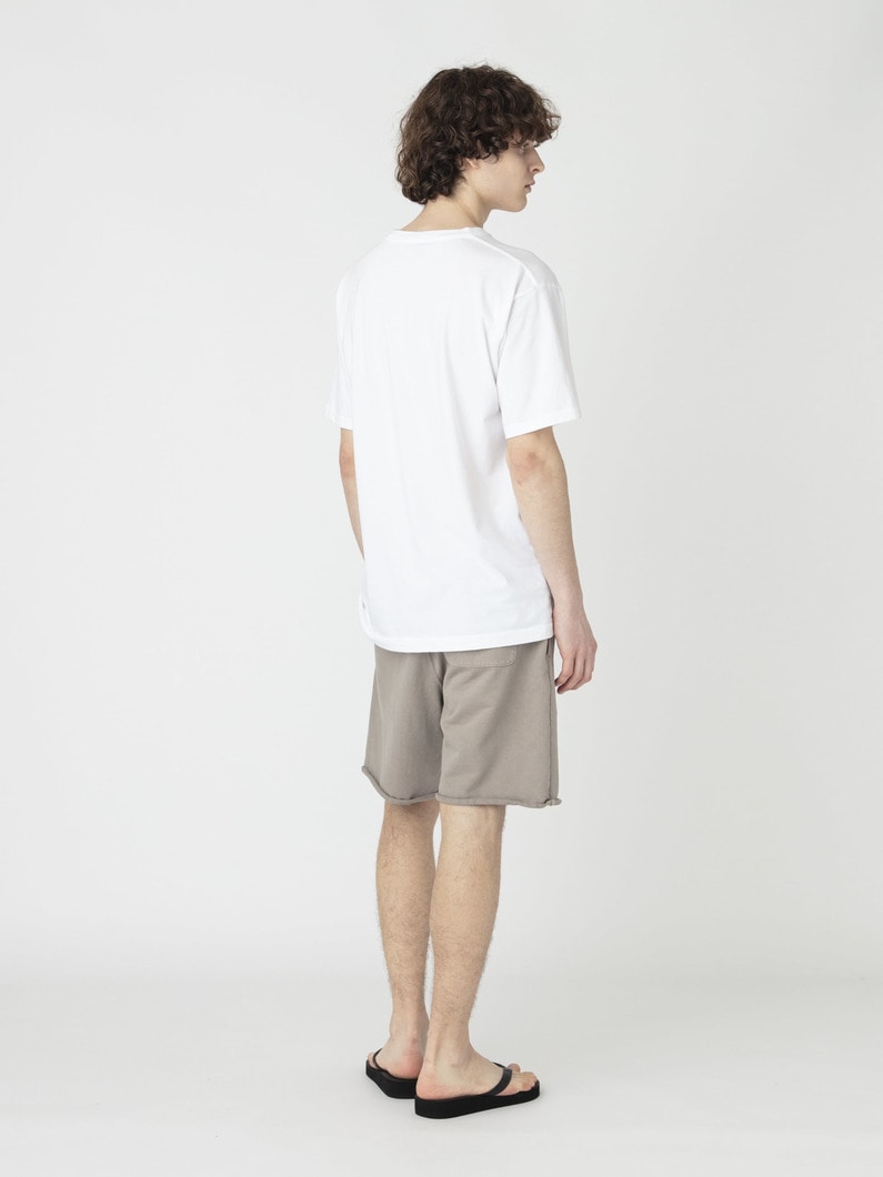 ダメージ カットオフ スウェットショーツ 詳細画像 olive 3