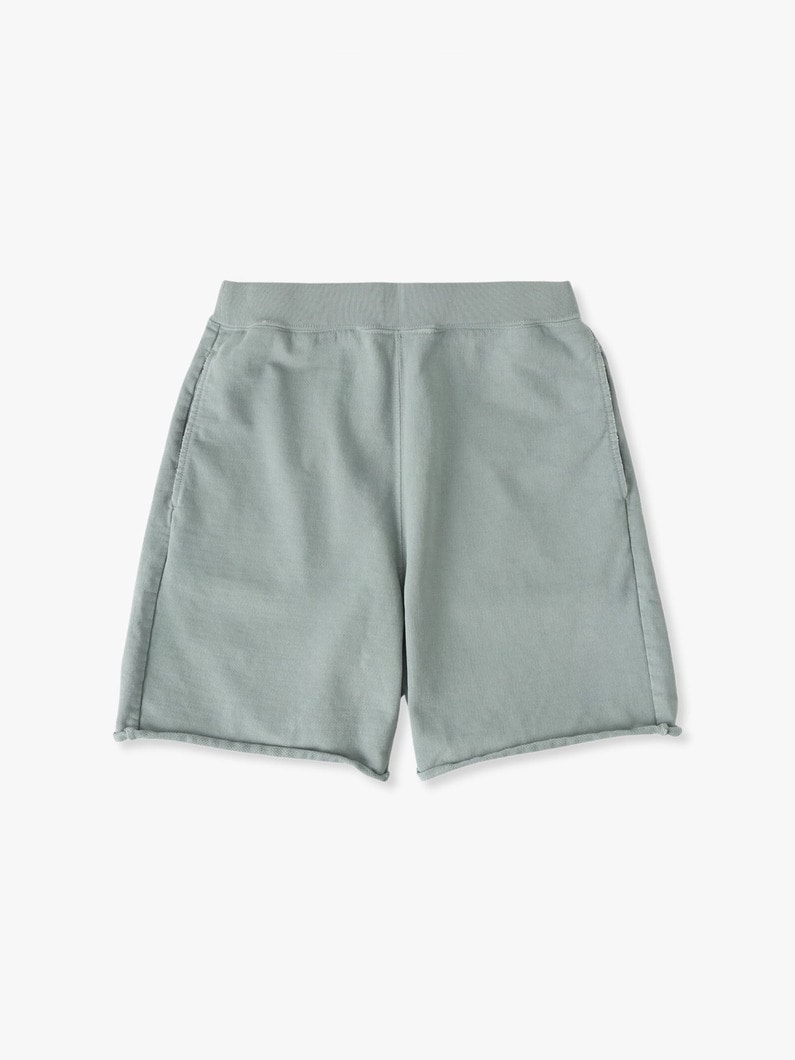 ダメージ カットオフ スウェットショーツ 詳細画像 olive 4