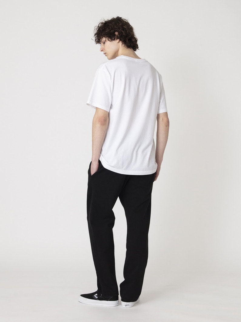 ダブルジャージー ジップ パンツ 詳細画像 black 3