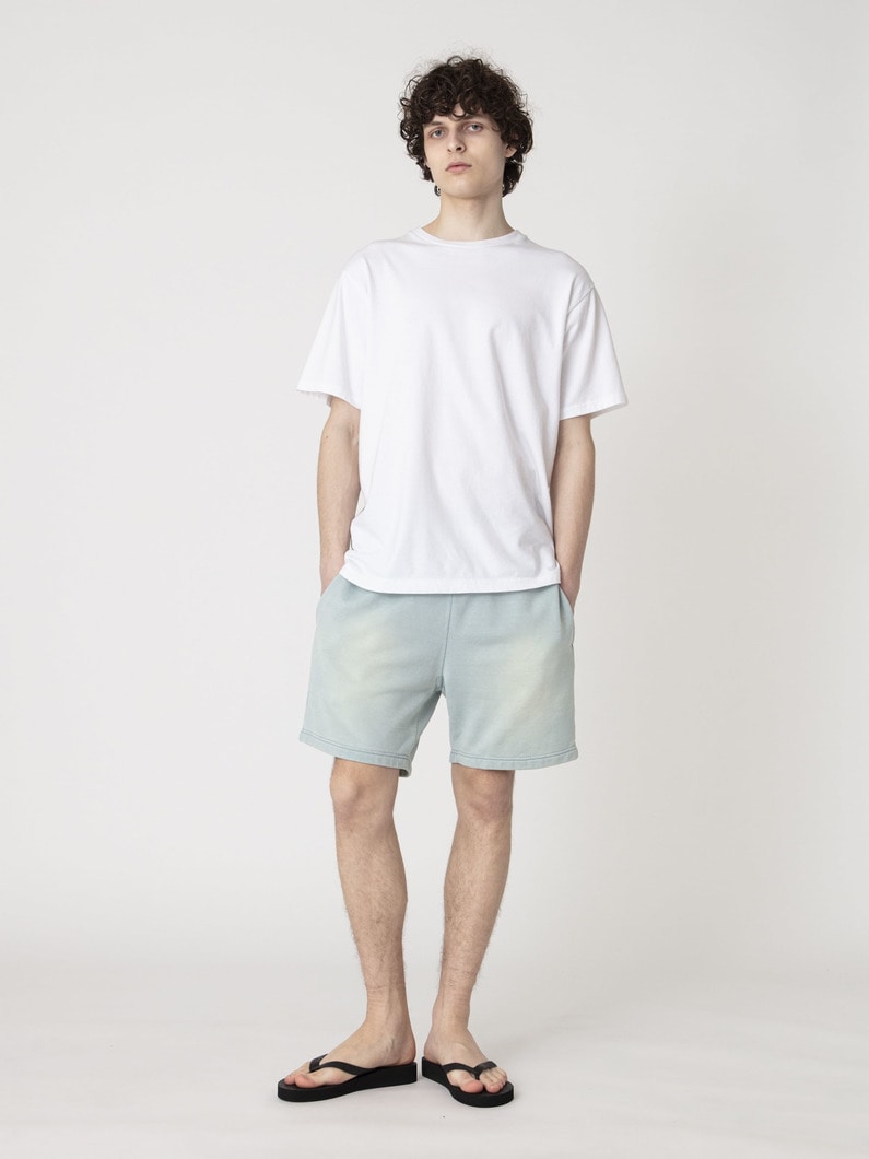 インディゴ ハイゲージスウェット ショーツ 詳細画像 light blue 2