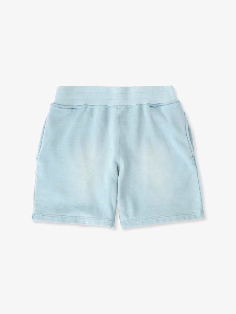 インディゴ ハイゲージスウェット ショーツ 詳細画像 light blue 4