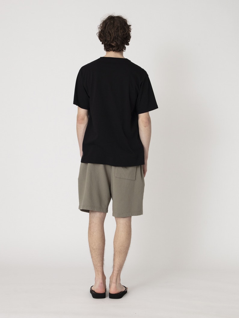 サステナブルコットン スウェット ショーツ 詳細画像 khaki 3