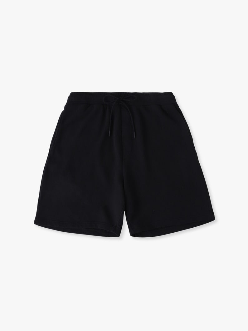 サステナブルコットン スウェット ショーツ 詳細画像 black