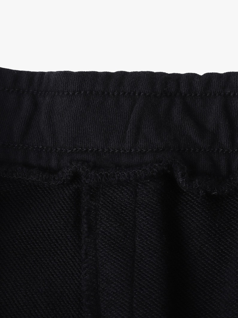 サステナブルコットン スウェット パンツ 詳細画像 black 3