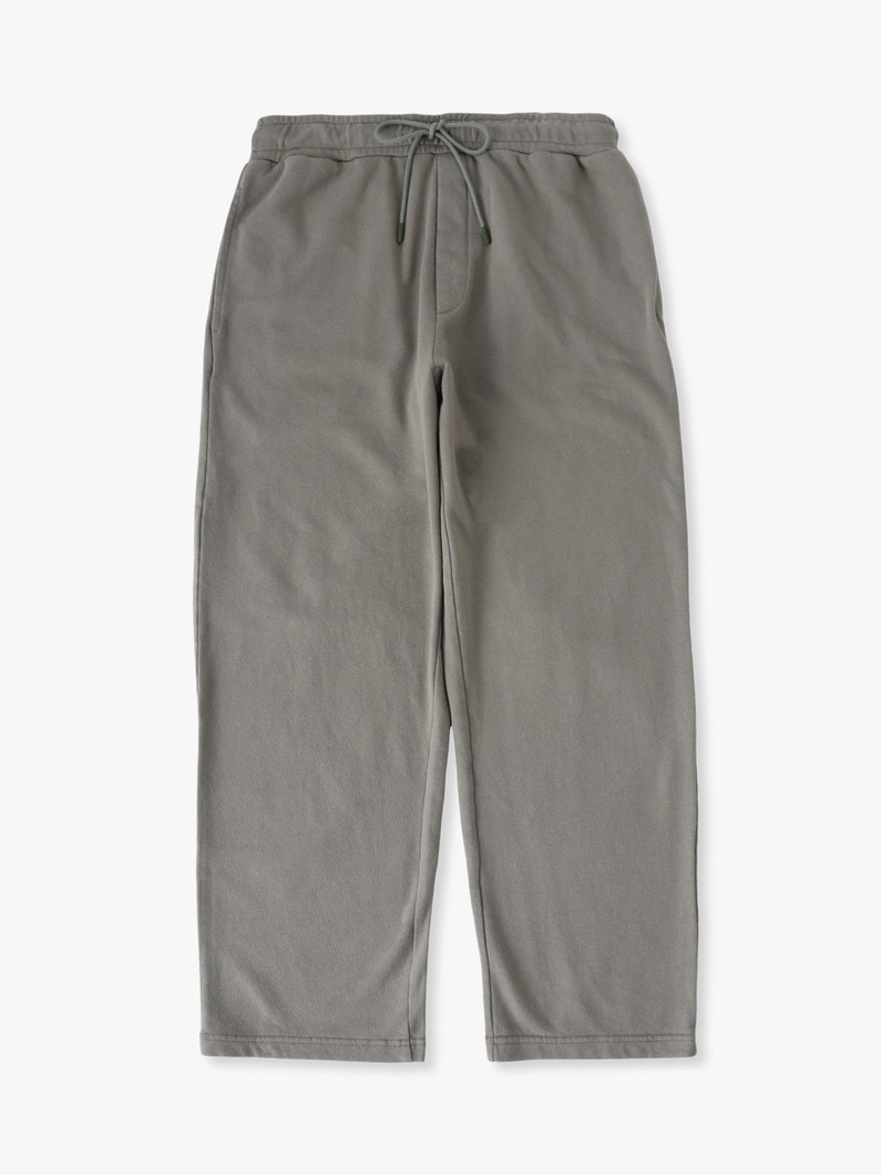サステナブルコットン スウェット パンツ 詳細画像 khaki