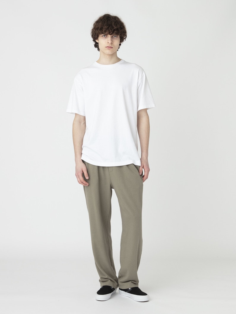 サステナブルコットン スウェット パンツ 詳細画像 khaki 2