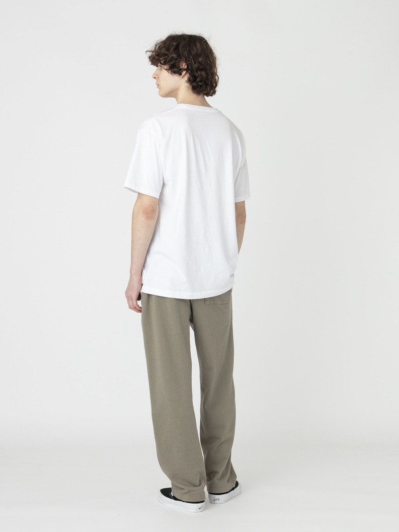 サステナブルコットン スウェット パンツ 詳細画像 khaki 3