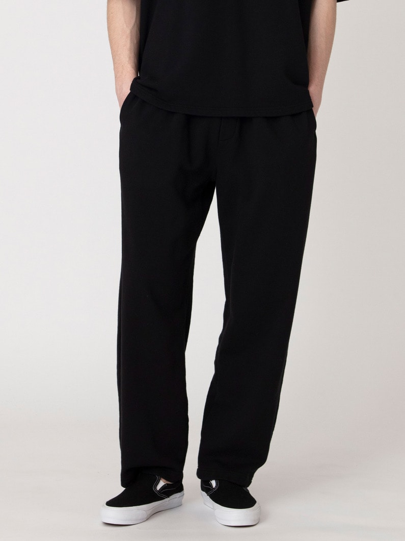 サステナブルコットン スウェット パンツ 詳細画像 black 1