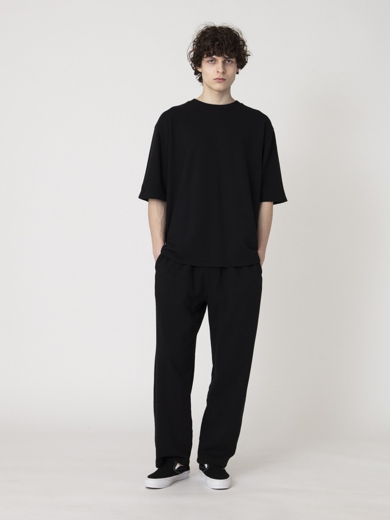 サステナブルコットン スウェット パンツ 詳細画像 black 2