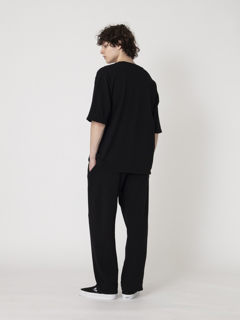 サステナブルコットン スウェット パンツ 詳細画像 black 3