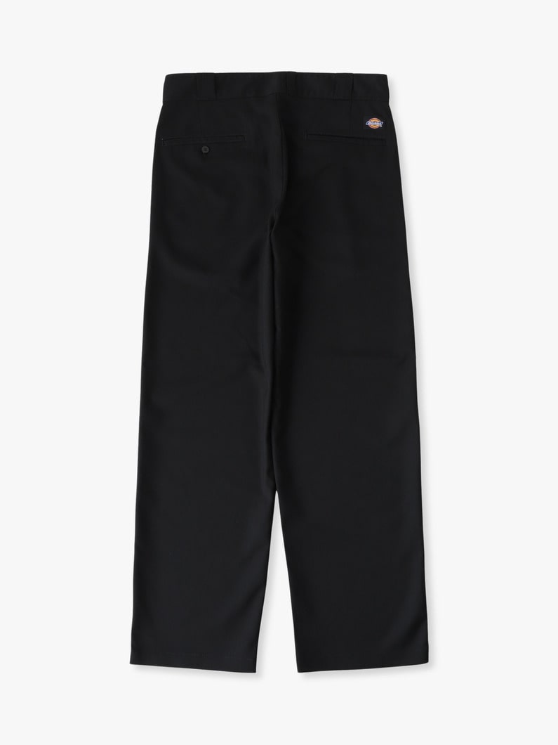 ウォッシャブル ストレッチサージ パンツ 詳細画像 black 1