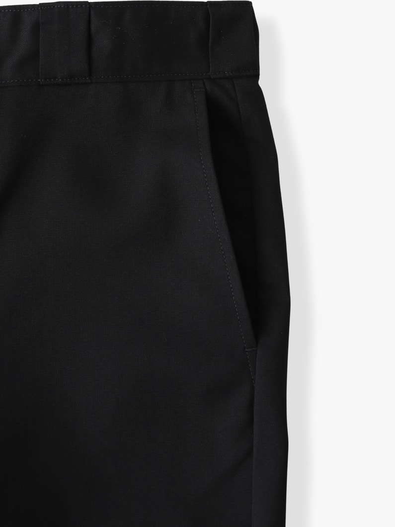 ウォッシャブル ストレッチサージ パンツ 詳細画像 black 3