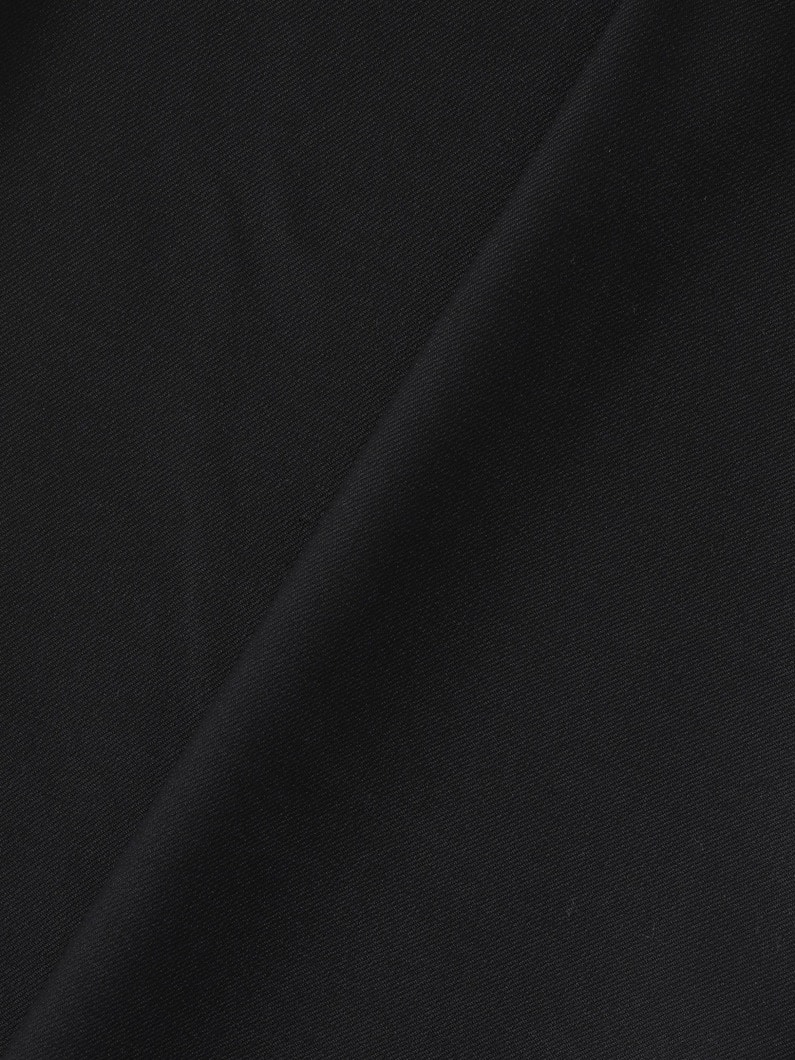 ウォッシャブル ストレッチサージ パンツ 詳細画像 black 5