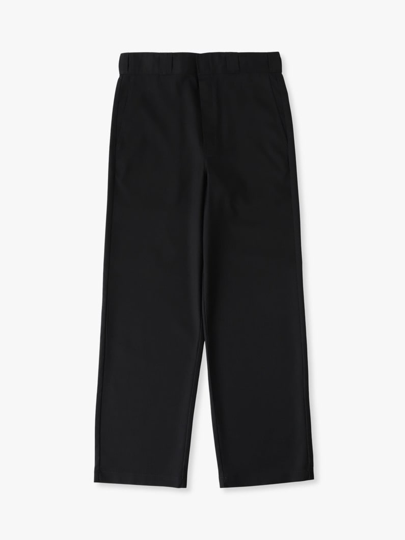 ウォッシャブル ストレッチサージ パンツ 詳細画像 black 4