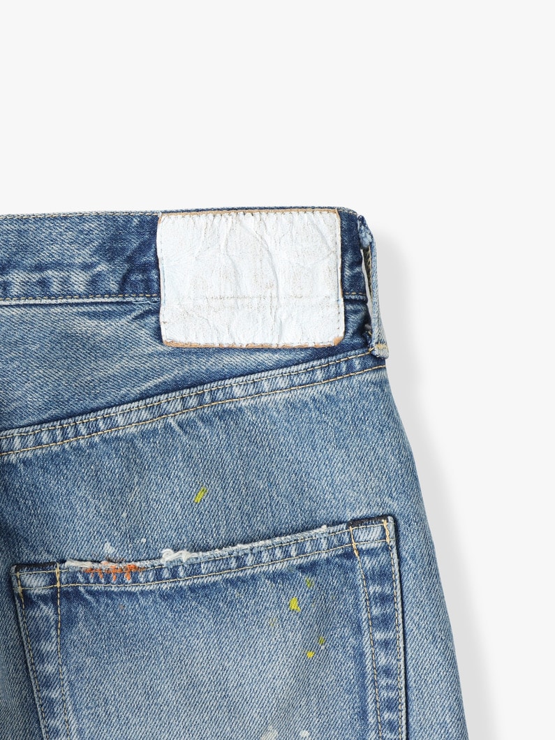 ドリップ ワイドフィット デニムパンツ 詳細画像 blue 4