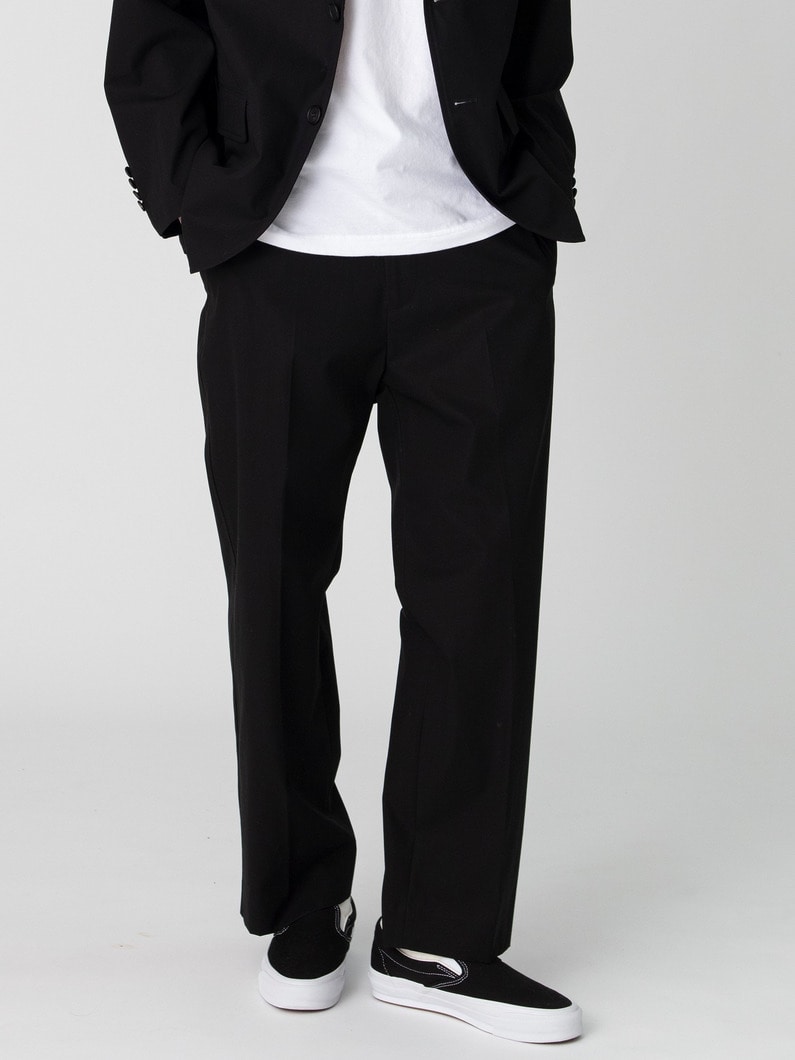 ベーシック スラックスパンツ 詳細画像 black 1