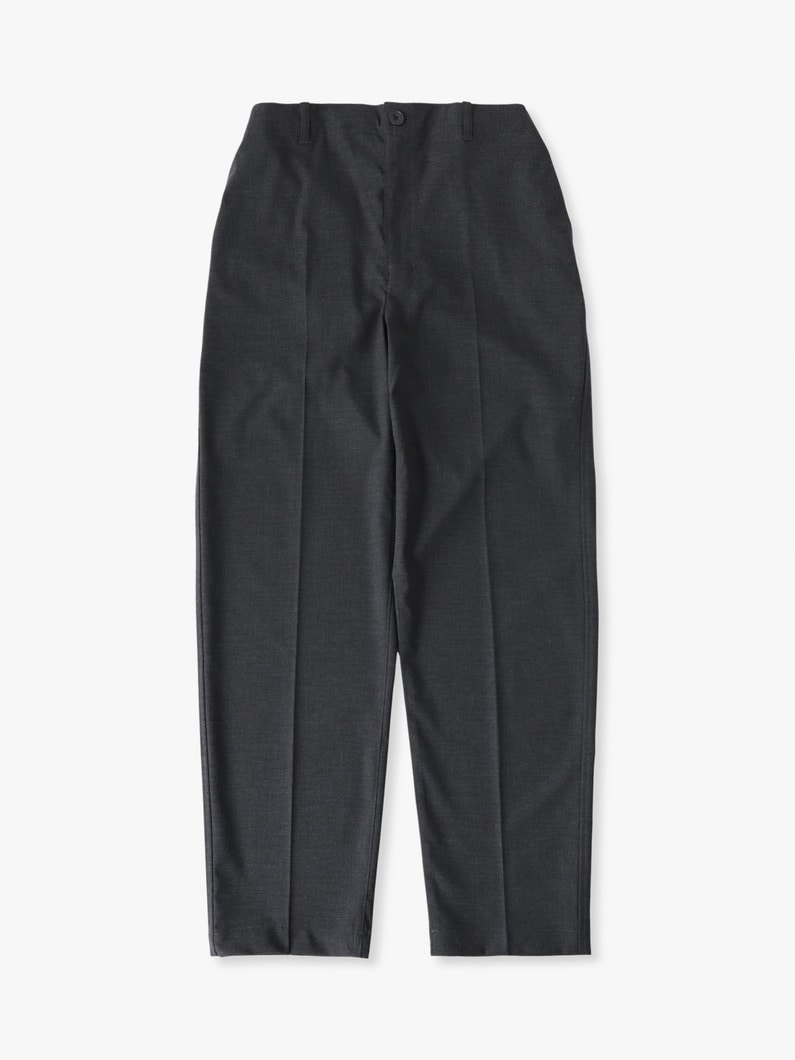 センタープレス スラックスパンツ 詳細画像 charcoal gray