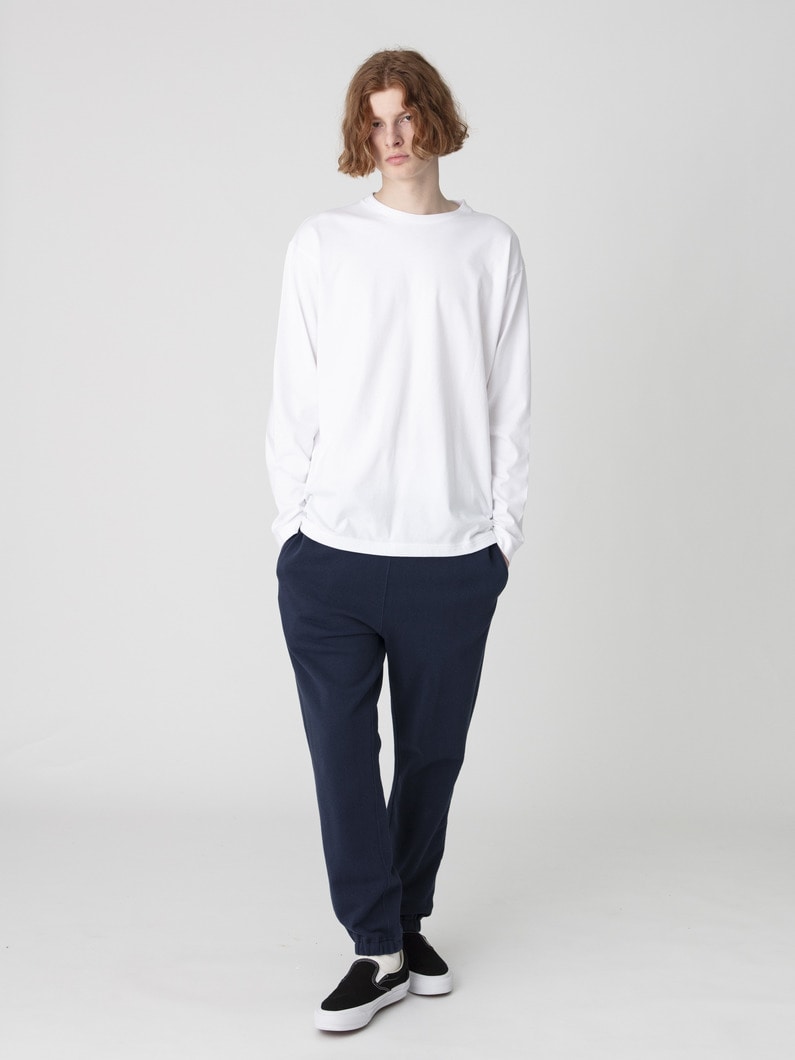 オーガニックコットン クラシック フレンチテリー スウェットパンツ（ネイビー） 詳細画像 navy 2