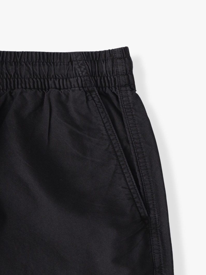 ブラックガーメントダイ オックスフォード ショーツ 詳細画像 black 2