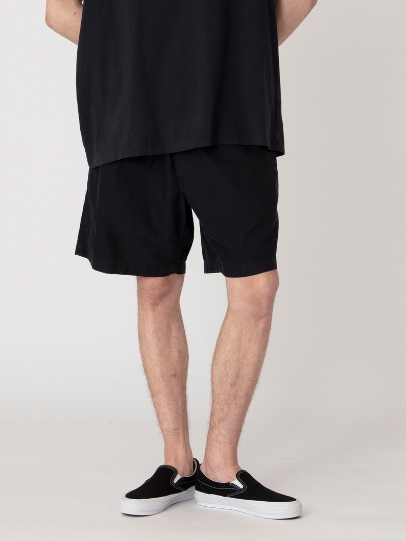 ブラックガーメントダイ オックスフォード ショーツ 詳細画像 black 1