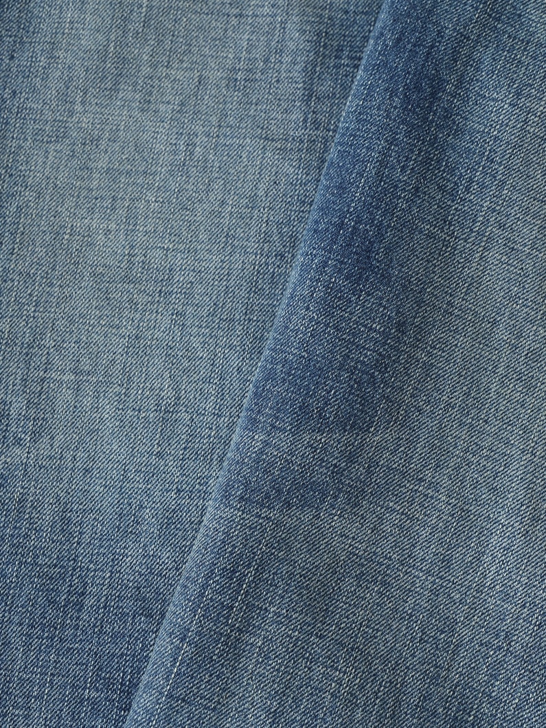 ストレートフィット 5ポケット デニムパンツ 詳細画像 blue 5