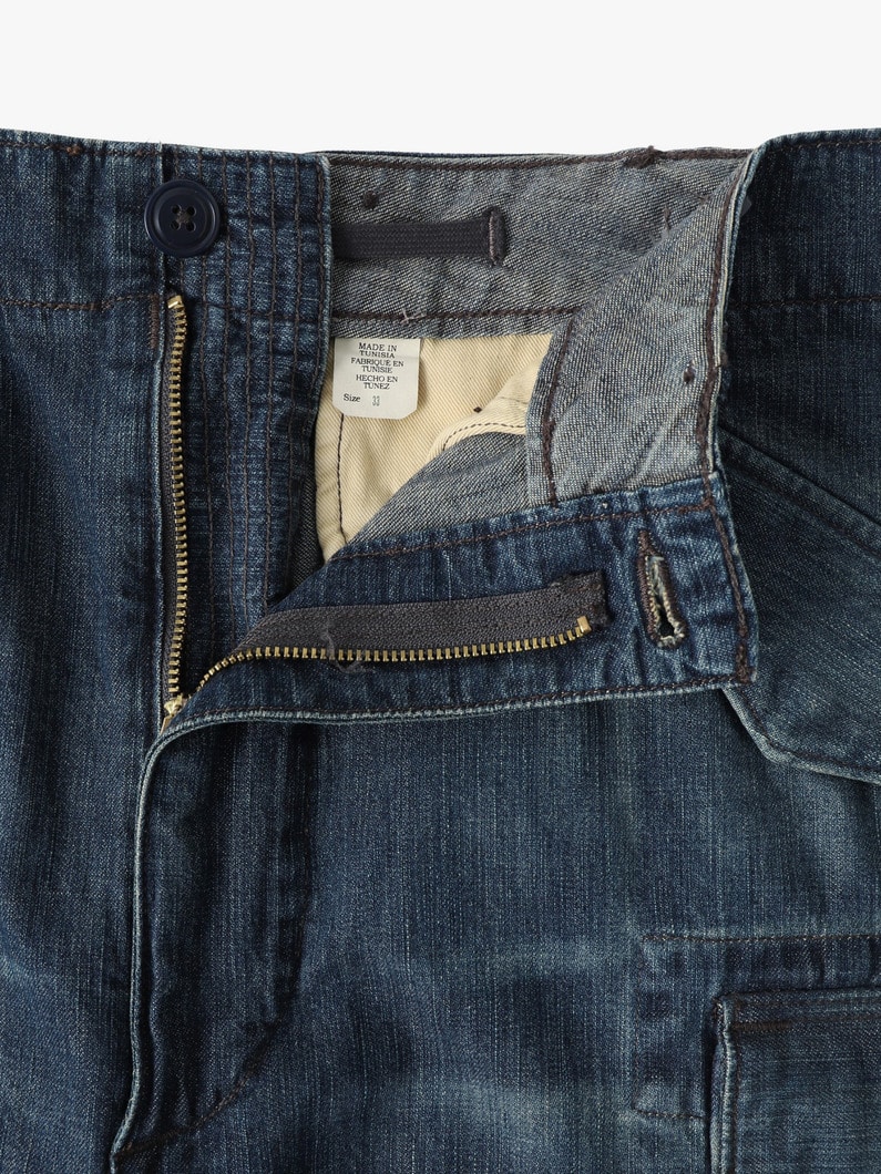 レッグ カーゴショーツ 詳細画像 indigo 2