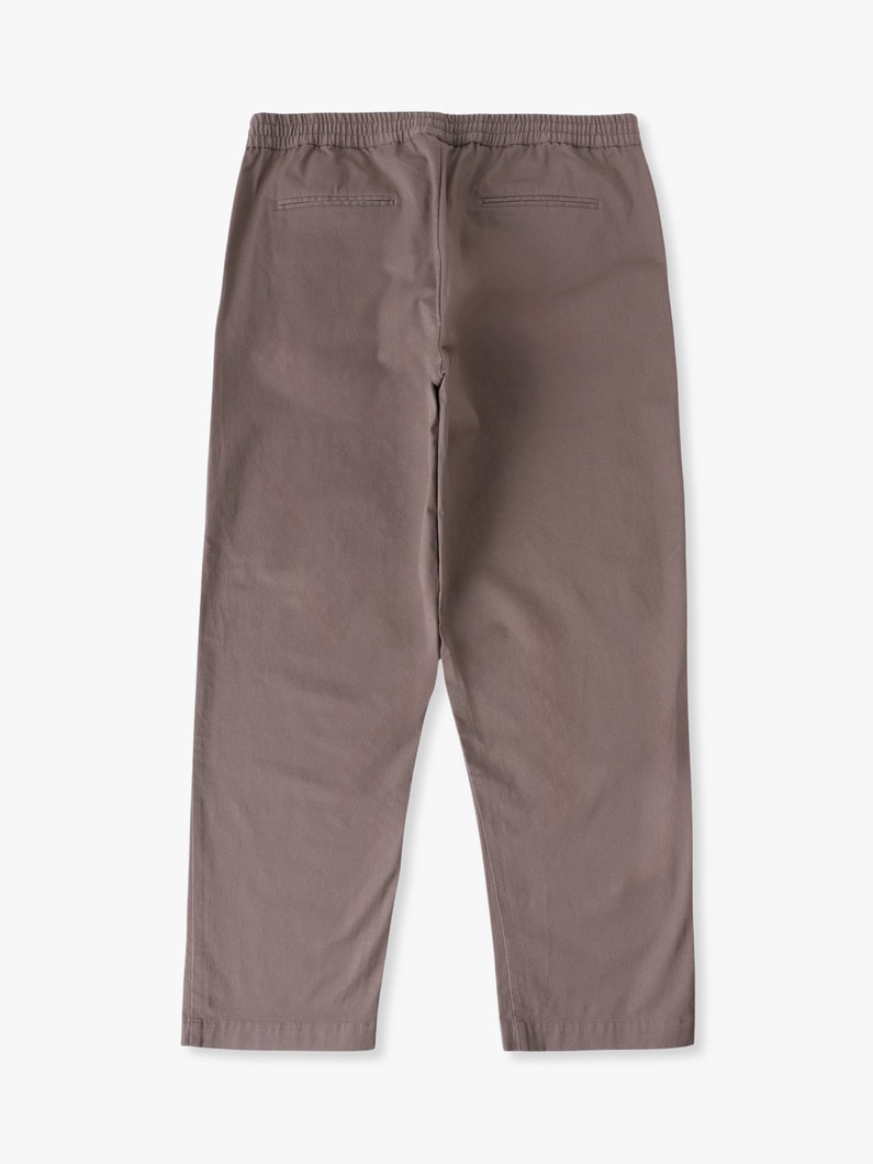 ドローストリング コットンツイル パンツ 詳細画像 black 1