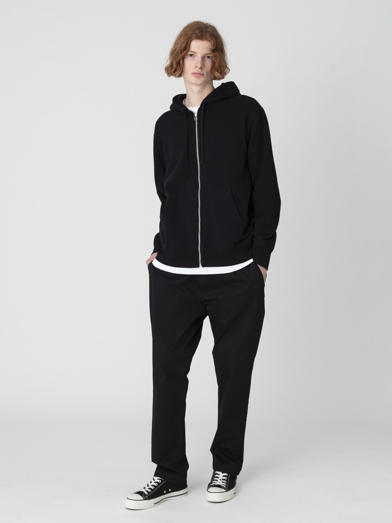 ドローストリング コットンツイル パンツ 詳細画像 black 2