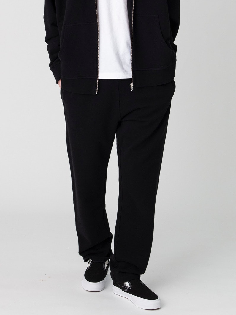 ループバック ルーズフィット スウェットパンツ 詳細画像 black