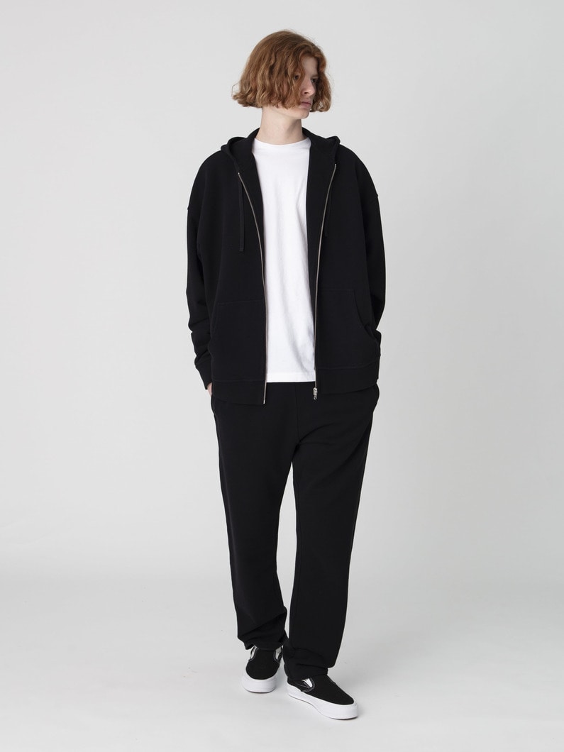 ループバック ルーズフィット スウェットパンツ 詳細画像 black 2