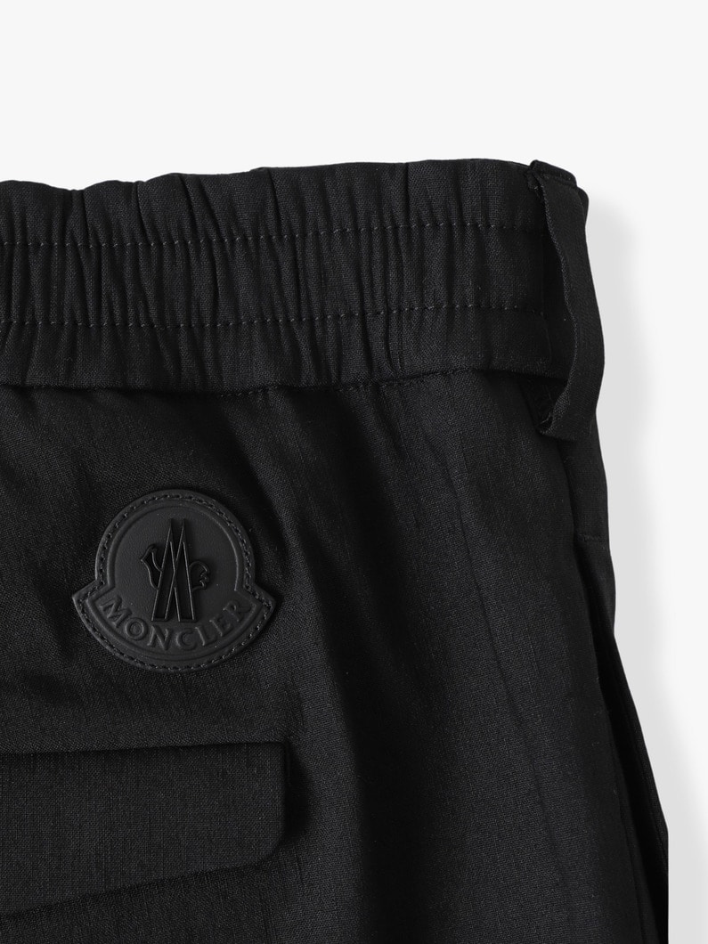 テクニカル リネンブレンド パンツ 詳細画像 black 4