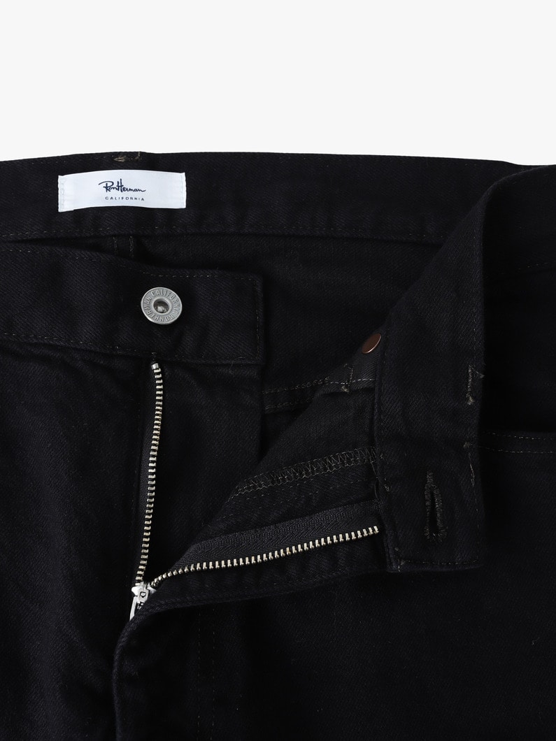 コットンヘンプ デニムパンツ 詳細画像 black 2