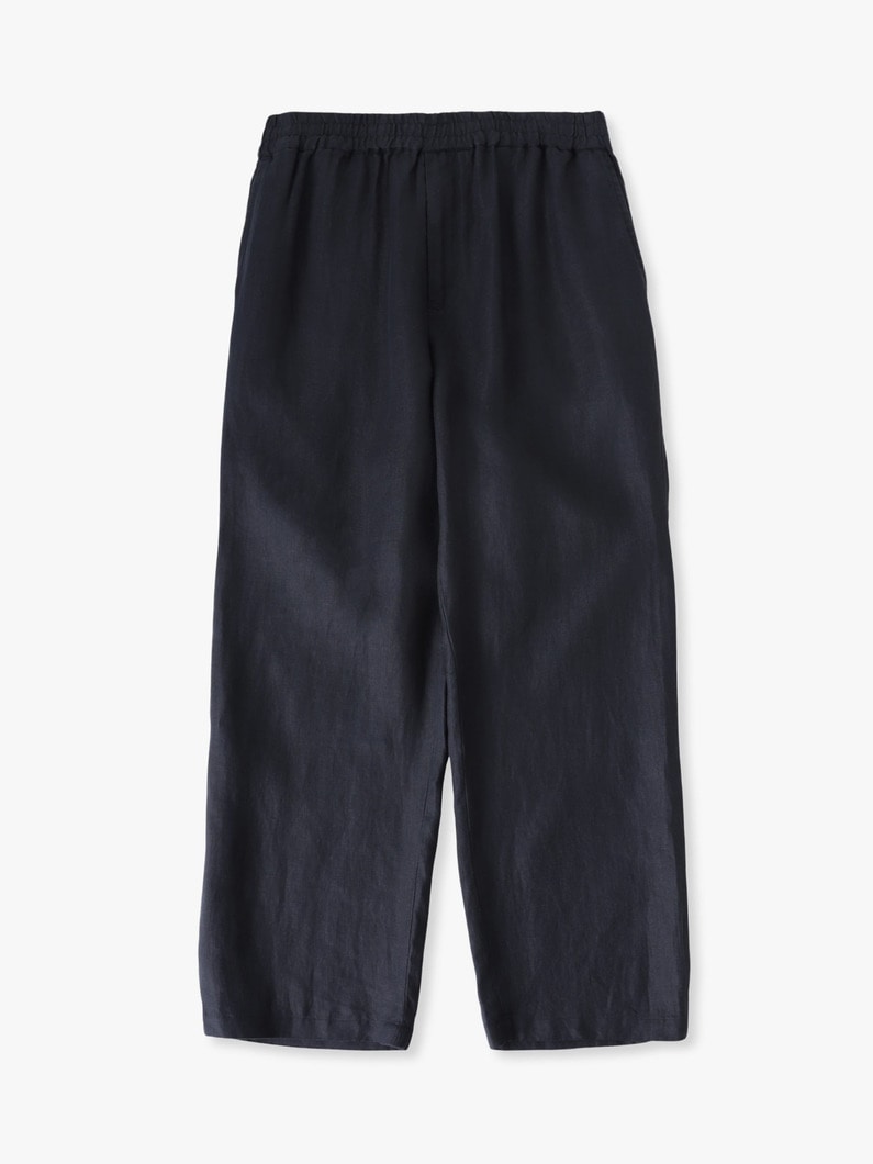 ジャパンリネン イージーパンツ 詳細画像 navy 4