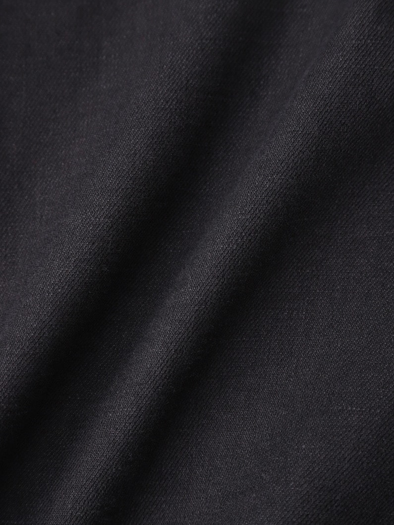 サフィリンリネン ストレッチ ショーツ 詳細画像 charcoal gray 4