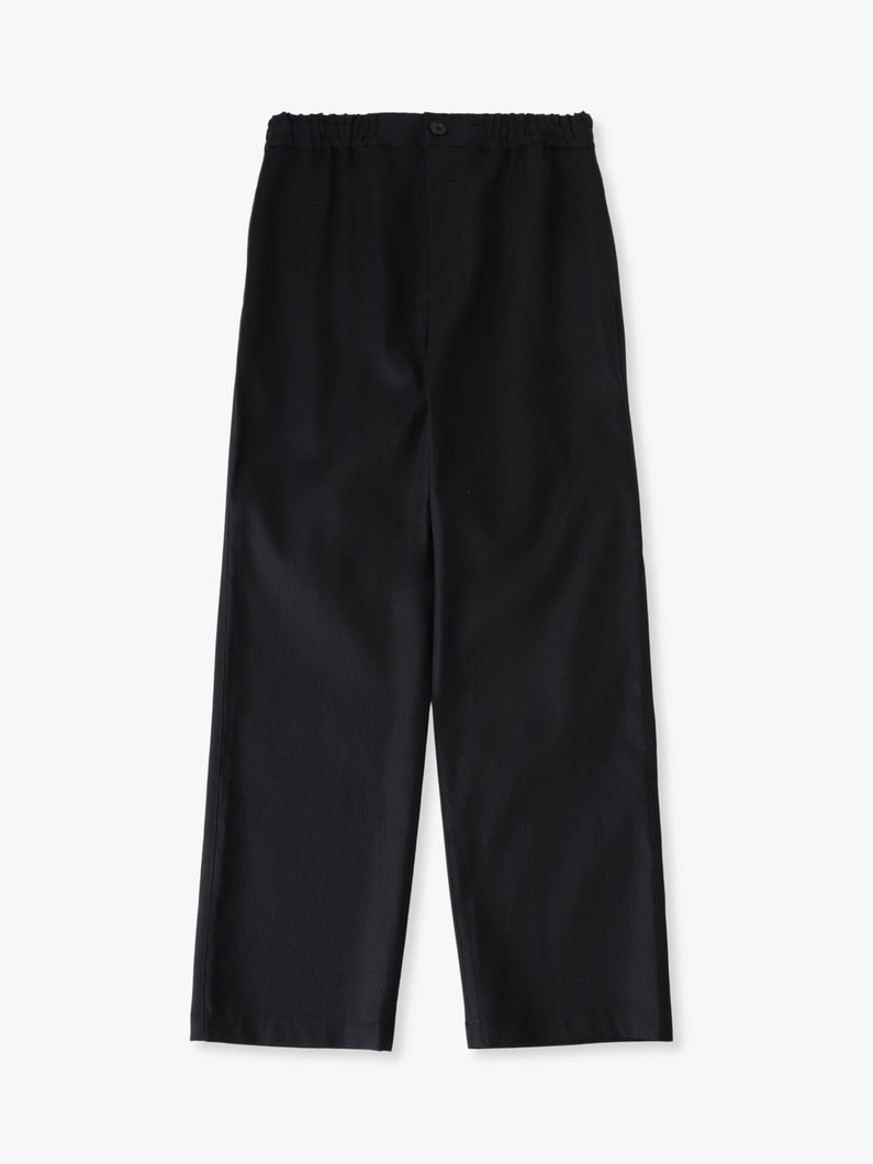 サフィリンリネン ストレッチ パンツ 詳細画像 black