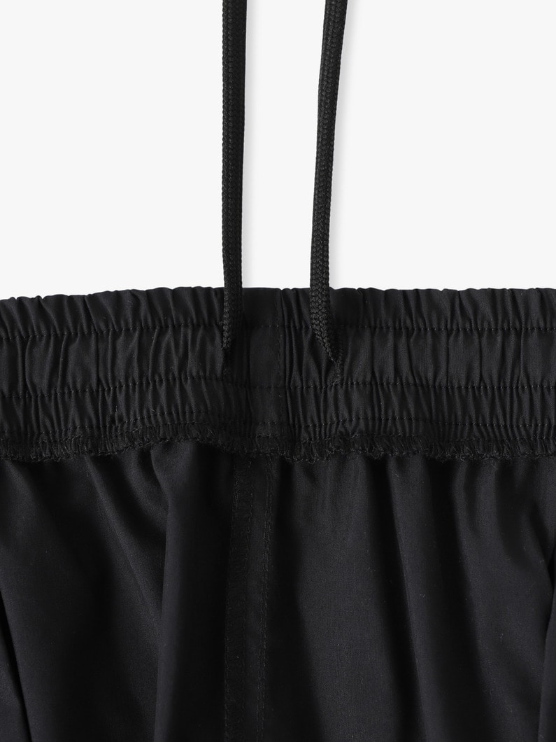 コットンポリエステル タイプライター パンツ 詳細画像 black 2