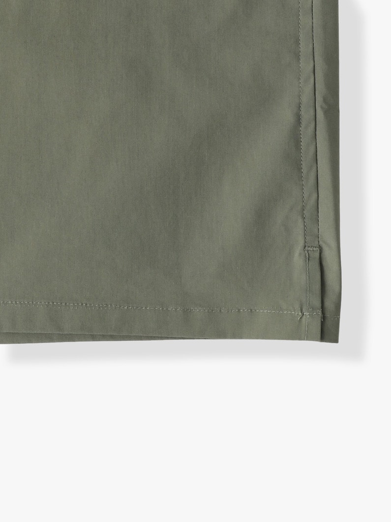 コットンポリエステル タイプライター ショーツ 詳細画像 olive 4